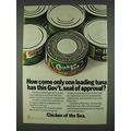 1978 Chicken of the Sea Tuna Ad - Seal of Approval