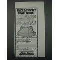 1979 Eddie Bauer #2002 Toweling Hat Ad - Thick & Thirsty