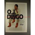 1982 Dingo Boots Boot Ad w/ O.J. Simpson, NICE!!