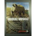 1987 Armstrong Super Hi-Power Lug Tire Ad - Radial Muscle
