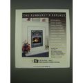 1989 Dovre Sunburst Fireplace Ad - The sunburst...