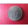 1961 QUEEN ELIZABETH II ENGLISH SHIELD ONE SHIL...