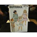 Butterick 4774 Girl's Dress & Jumpsuit Pattern ...