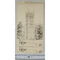 Vintage engraving: St. James', Chipping Campden...