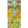 Israel 6x Map Postcard Collection