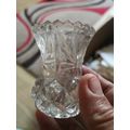 Small Cut Glass Posy Vase