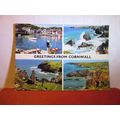 greetings from CORNWALL . unused postcard by Jo...
