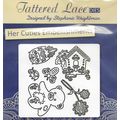 Tattered Lace. Her Cuties Embellishments Die Se...