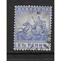 BARBADOS 1892-1903 WMK CROWN CA 2½d USED SG109