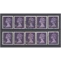 BULK STOCK.5 1/2p Violet x 10.Type Unchecked.Fi...