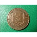 1926 1/12 of a Shilling Coin Jersey King George...