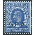 German Eaast Africa 1917 SG51 15c Bright Blue M...