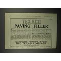1911 Texaco Paving Filler Ad!