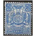 Zanzibar 1904 SG213 2 1/2a Blue Mounted Mint. ..
