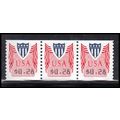 CVP32 28c Shield Very Fine MNH Strip of 3 PA5257