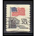 Used 1895 20c U.S. Flag Very Fine CNS 2 PA5457