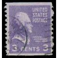 Used 842 3c Thomas Jefferson Fine M08210