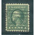 Used 462 1c George Washington Fine Plus A09574