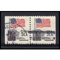Used 1896 20c U.S. Flag Very Fine BPS Hor Pair ...