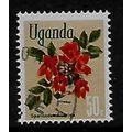 UGANDA 1969 FLOWES 50c SPATHODEA NICOTICA FINE ...