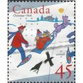 CANADA, CHRISTMAS, Travelling through the snow,...