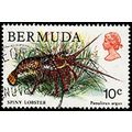 Bermuda 1978 Animal Lobster 10c Used Stamp QE II