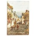 1960s postcard Clovelly High Street