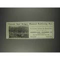 1910 Concrete-Steel Diamond Reinforcing bars Ad