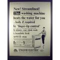 1956 English Electric Washing Machine Ad - Stre...