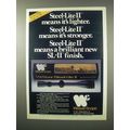 1979 Weaver Steel-Lite II Scopes Ad - Lighter