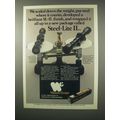 1979 Weaver Steel-Lite II Scopes Ad - Scaled Weight
