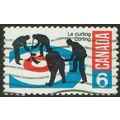 Canada 1969 Curling 6c Black New Blue and Scarl...