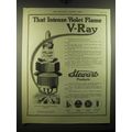 1917 Stewart V-Ray Spark Plugs Ad - That intens...