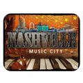 Nashville Music City Fridge Magnet