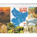 Alpes Maritimes France Multiview Postcard poste...