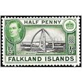 Falkland Islands 1938-50 SG146 KGVI ½d. BLACK &...
