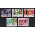 Papua NG Constabulary Police Forces 5v 1978 MNH...