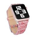 Glitter Sequins Leather Replacement Strap Watch...