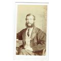 Victorian cdv photo bearded man seated Dublin p...