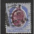 MALTA 1903-4 EDVII WMK CROWN CA 2½d USED SG41