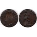 Great Britain. Victoria. Halfpenny 1856. dy21063