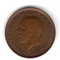 Great Britain. George V. Halfpenny 1928. dy11289