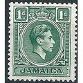 Jamaica 1951 SG122a 1d Blue-Green Mounted Mint ...