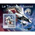 TOGO 2011 SHEET MNH SPACE TOURISM TURISMO ESPAC...