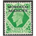 Morocco Agencies 1949 SG86 7d Emerald Green Mou...