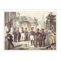 Mailcoach and Postal Officials 18th Century Ger...