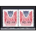 CVP32 44c Shield Very Fine MNH Pair PA5015