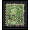 Used 632 1c Benjamin Franklin Fine KA7191