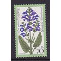 GERMANY 1977 MEADOW FLOWERS 70pf MEADOW SAGE MN...