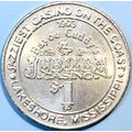 Jubilee. $1 Casino Token. Lakeshore, MS. R77.